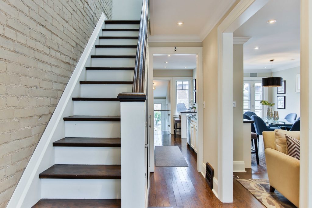 Straight Stairs in a House